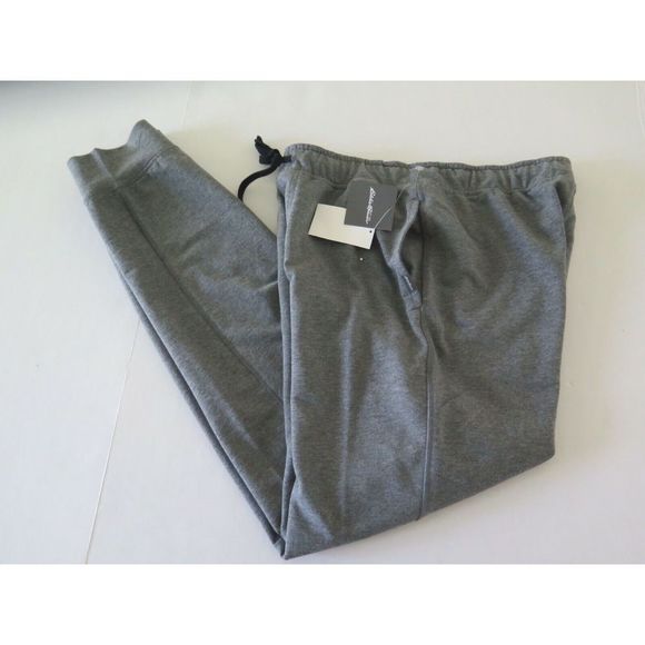 Eddie Bauer EM31KB365D Men's Size L Charcoal Heather Gray Terry Jogger Pants $80 - Picture 4 of 6